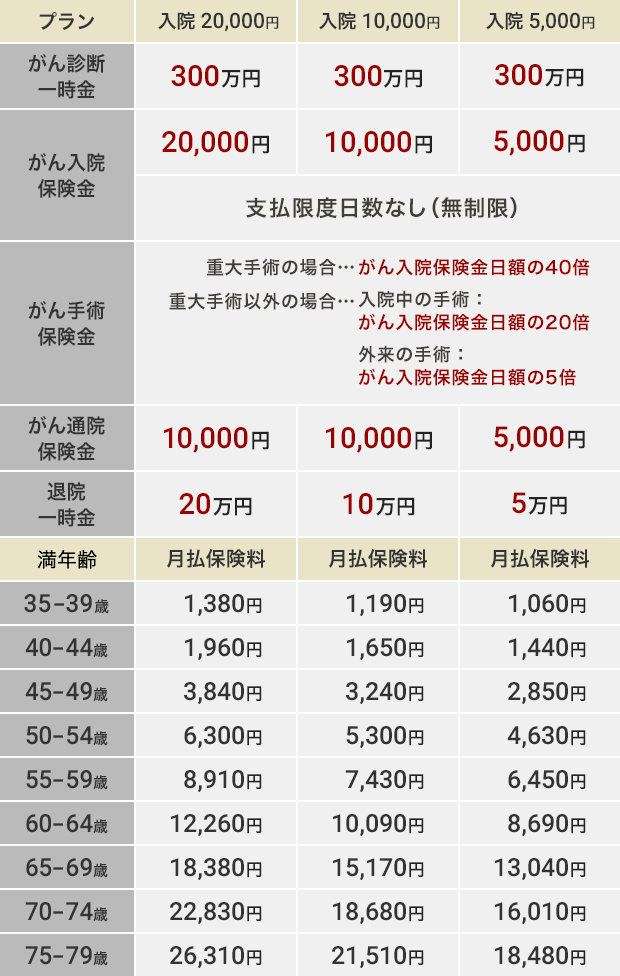ハンディー保険 がんプラン